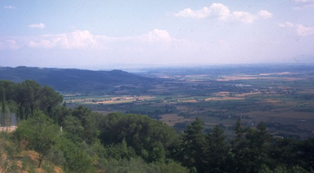 View from Cortona