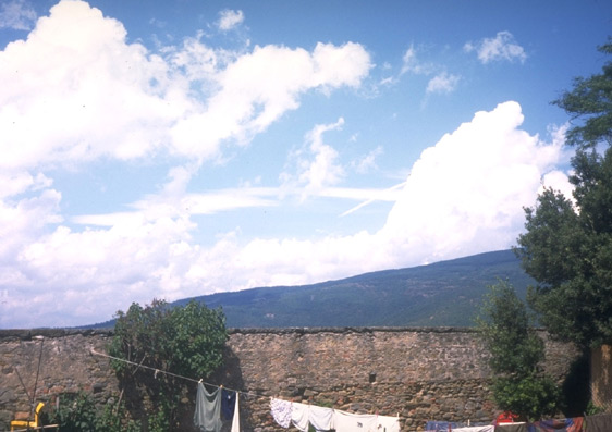 Clouds over Cortona