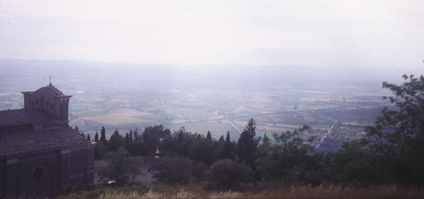 Santa Margherita, above Cortona