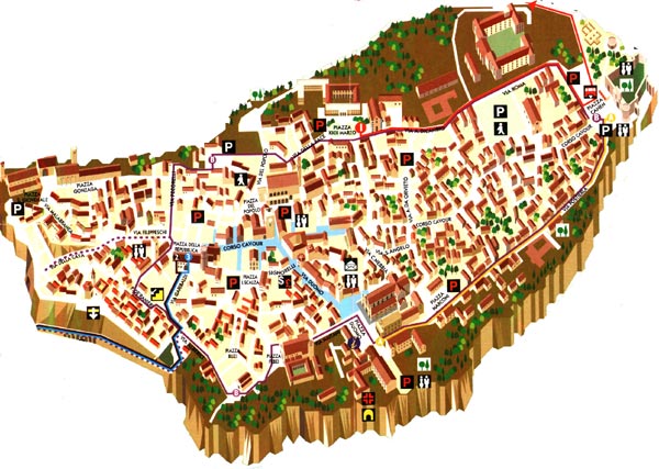 Orvieto map